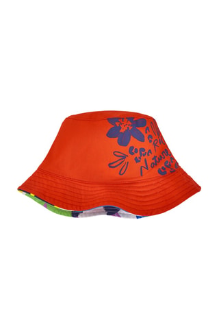 Dubbelzijdig Bobhoedje Rockin the Jungle - Blauw