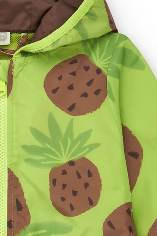 Imperméable à capuche Vacay Feelings - Vert