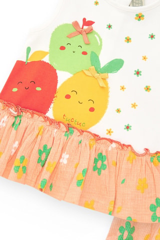 Jurk en Bloomer Healthy Apple - Wit
