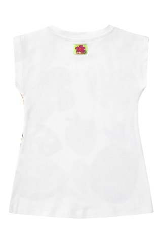 Robe t-shirt Vacay Feelings - Blanc