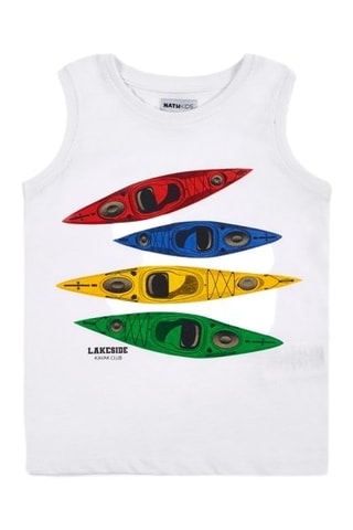 Débardeur Kayak Club - Blanc
