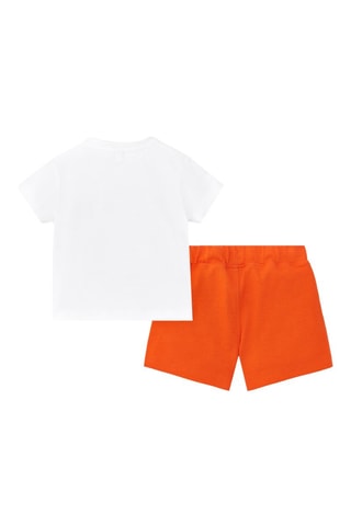 T-shirt en short Salty Air - Wit en oranje