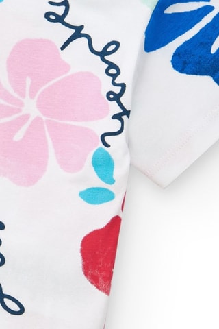 T-shirt Beach Squad - Blanc