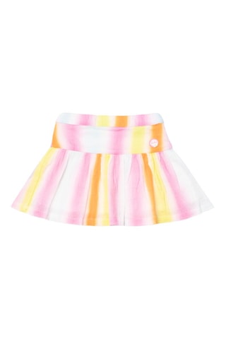 Jupe tie and dye Seashell - Blanc et rose