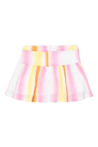 Jupe tie and dye Seashell - Blanc et rose