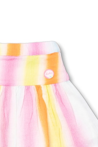 Jupe tie and dye Seashell - Blanc et rose