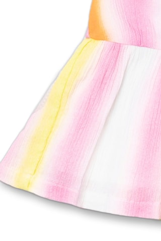 Jupe tie and dye Seashell - Blanc et rose