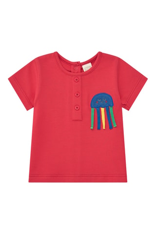 T-shirt et short en jean Under The Sea - Rouge