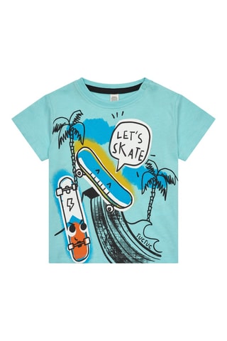T-shirt en Bermuda First have fun - Zwart
