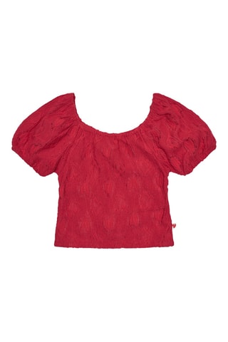 T-shirt en dentelle Strawberry Sorbet - Rouge