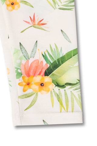 Legging Oasis - Blanc et vert