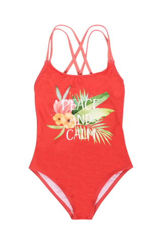 Maillot 1 pièce Oasis - Rouge