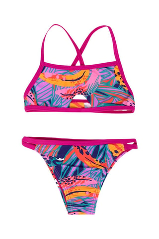 Maillot 2 pièces Full Bloom - Bleu