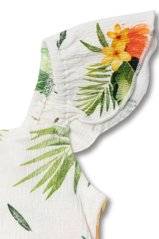 Blouse Oasis - Blanc et vert