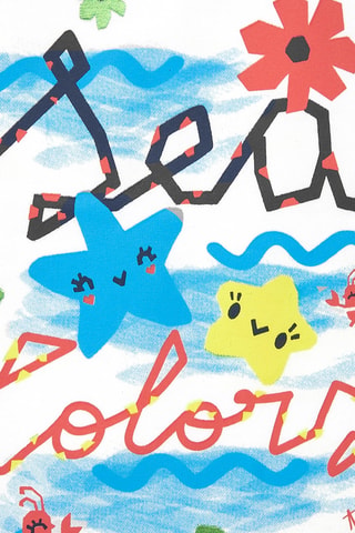 T-shirt Color The Sea - Blanc
