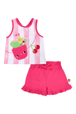 Hemd en Short Creamy Ice - Roze
