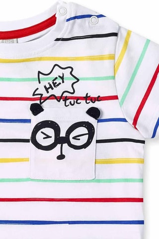 T-shirt Hey Sushi - Wit