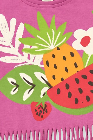 T-shirt Vacay Feelings - Paars
