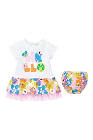 Robe et culotte Water lilies - Blanc