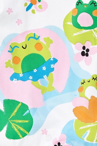 Barboteuse Water lilies - Blanc et vert