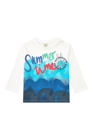 T-shirt Beach Squad - Bleu