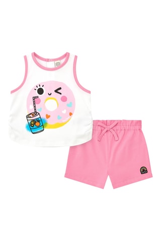 Débardeur et short First Have Fun - Violet