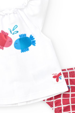 Maillot 2 pièces Under The Sea - Blanc