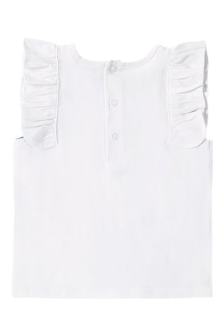 T-shirt - Blanc et bleu
