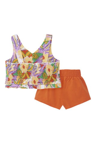 Gilet sans manches et short Paradise Beach - Orange