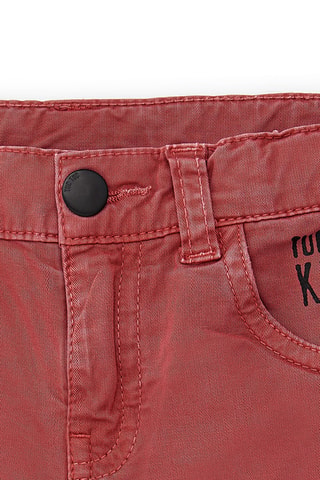 Bermuda en jean Race car - Rouge
