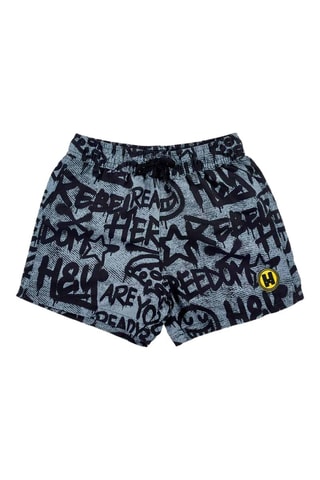 Bermuda de bain Urban Attitude - Noir et gris