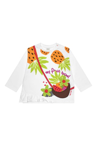 T-shirt Vacay Feelings - Blanc