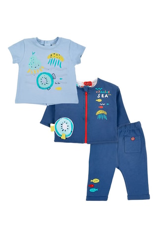 Ensemble 3 pièces Fruiti - Bleu