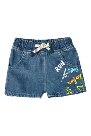 Short en jean Run Sing Jump - Bleu