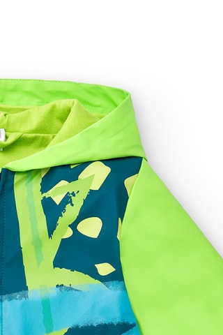 Imperméable à capuche Tropadelic - Vert
