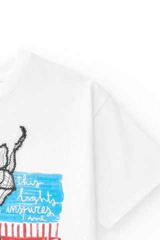 T-shirt Beyond The Beach - Blanc