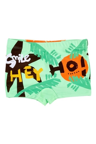 Boxer de bain Banana Records - Vert