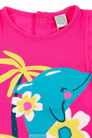 T-shirt et cycliste - Rose
