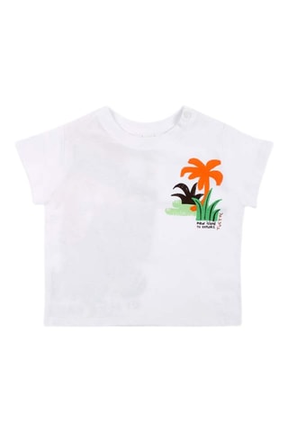 T-shirt Banana Records - Wit
