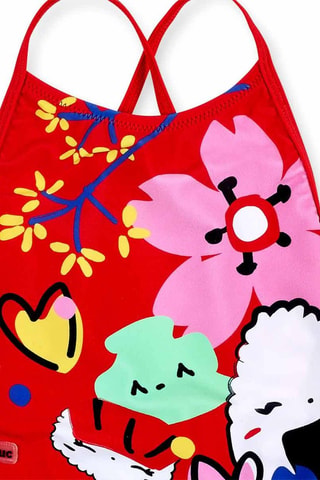 Maillot 1 pièce Hey Sushi - Rouge