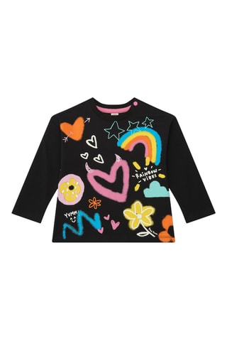 T-shirt First Have Fun - Noir