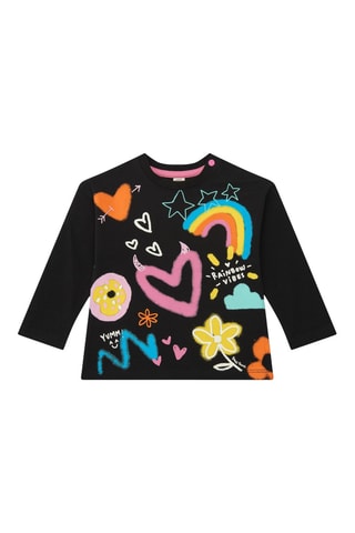 T-shirt First Have Fun - Noir
