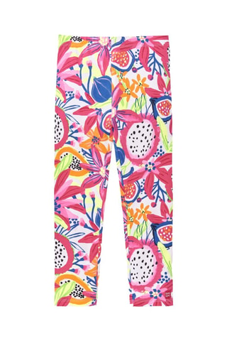 Legging Acid Bloom - Bleu et rose