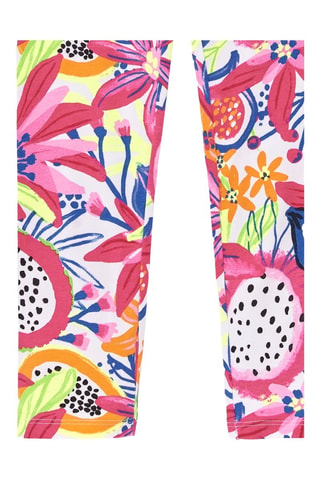 Legging Acid Bloom - Bleu et rose