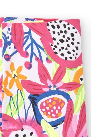 Cycliste Acid Bloom - Blanc et rose