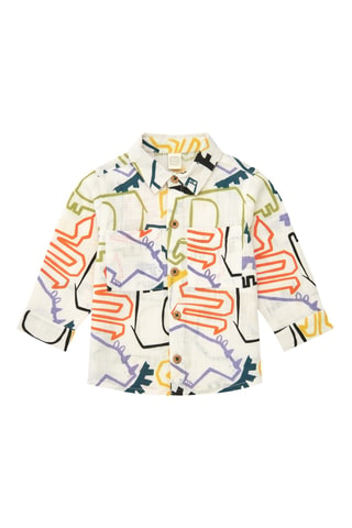 Chemise Say Cheese - Blanc