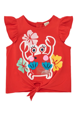 T-shirt Beach Squad - Rouge