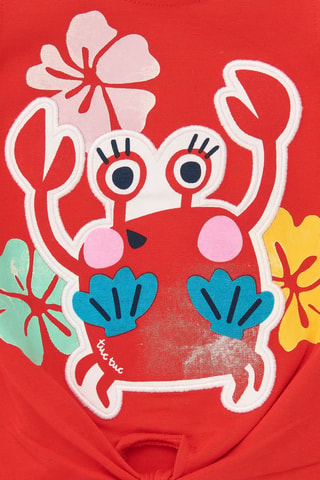 T-shirt Beach Squad - Rouge