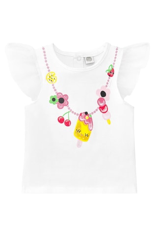 T-shirt Creamy ice - Wit