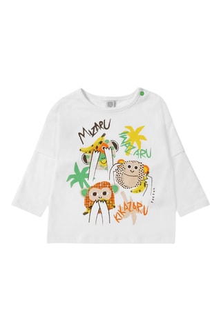 T-shirt Banana Records - Oranje